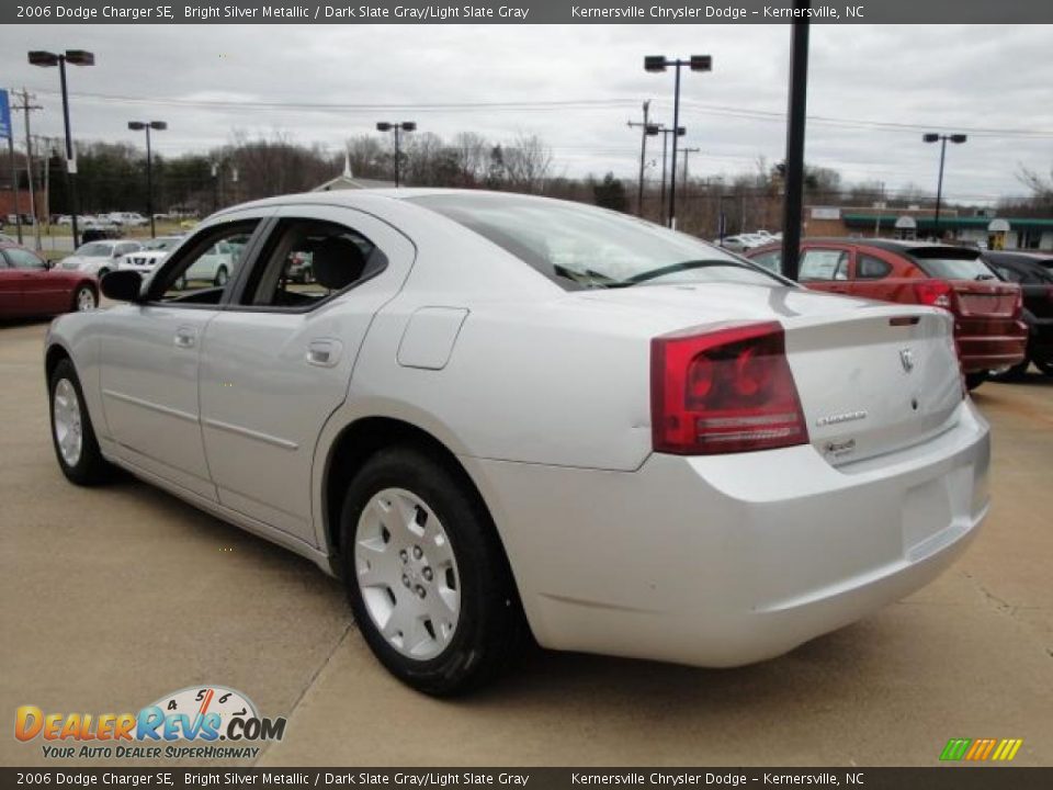 2006 Dodge Charger SE Bright Silver Metallic / Dark Slate Gray/Light Slate Gray Photo #5
