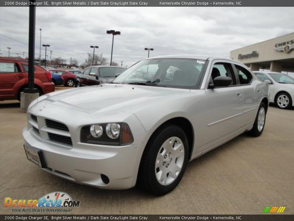 2006 Dodge Charger SE Bright Silver Metallic / Dark Slate Gray/Light Slate Gray Photo #7