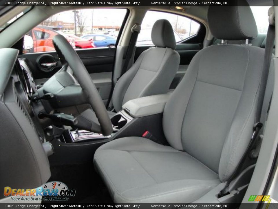 2006 Dodge Charger SE Bright Silver Metallic / Dark Slate Gray/Light Slate Gray Photo #8