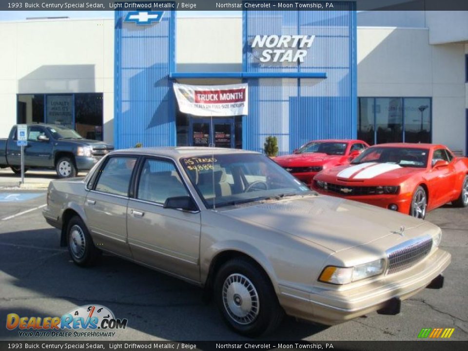 1993 Buick Century Special Sedan Light Driftwood Metallic / Beige Photo #1