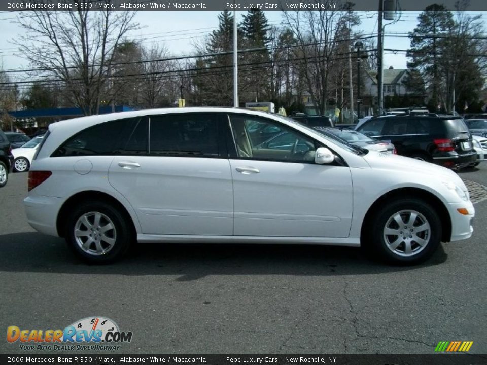 2006 Mercedes-Benz R 350 4Matic Alabaster White / Macadamia Photo #4