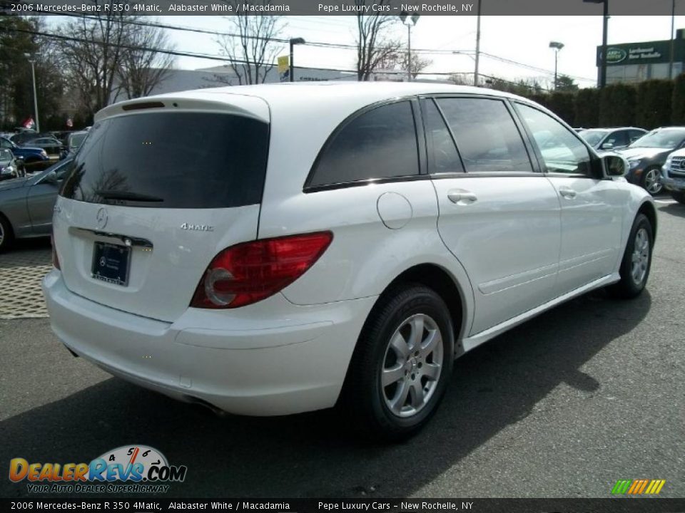 2006 Mercedes-Benz R 350 4Matic Alabaster White / Macadamia Photo #5