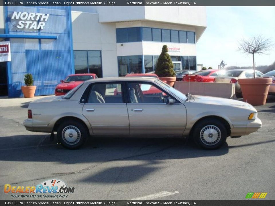 1993 Buick Century Special Sedan Light Driftwood Metallic / Beige Photo #2