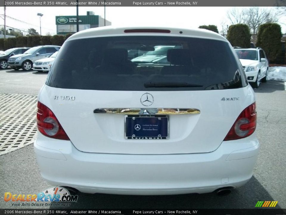 2006 Mercedes-Benz R 350 4Matic Alabaster White / Macadamia Photo #6