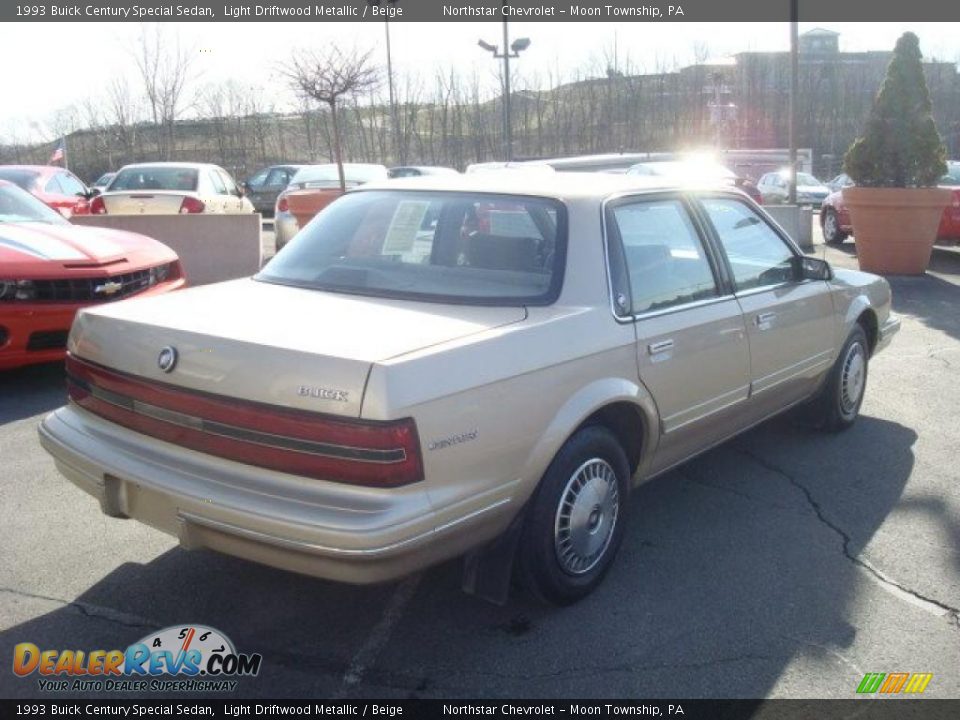 1993 Buick Century Special Sedan Light Driftwood Metallic / Beige Photo #3
