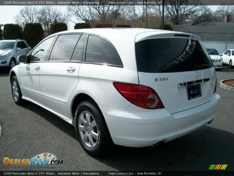 2006 Mercedes-Benz R 350 4Matic Alabaster White / Macadamia Photo #7