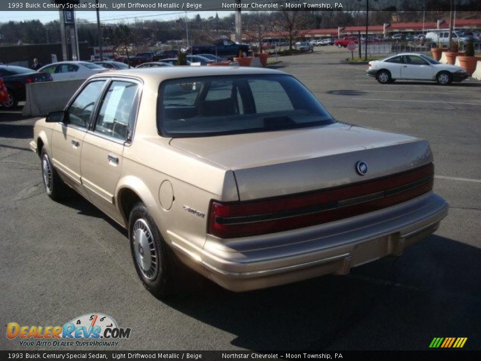 1993 Buick Century Special Sedan Light Driftwood Metallic / Beige Photo #5