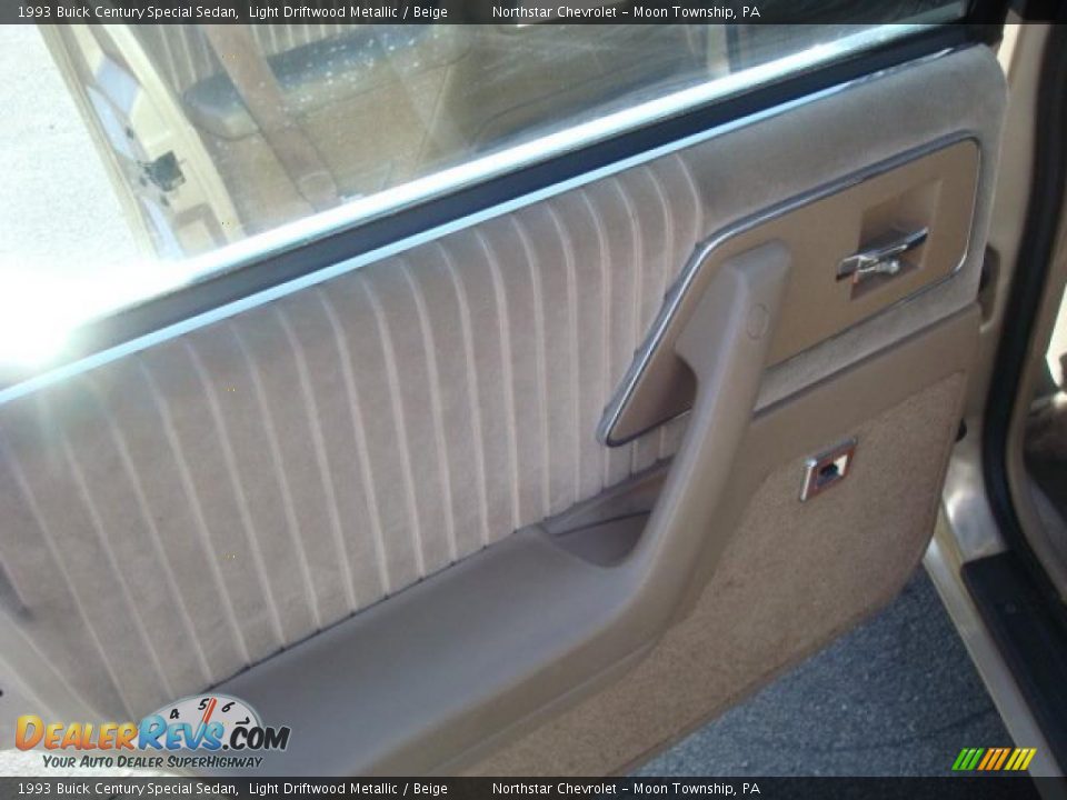 1993 Buick Century Special Sedan Light Driftwood Metallic / Beige Photo #13