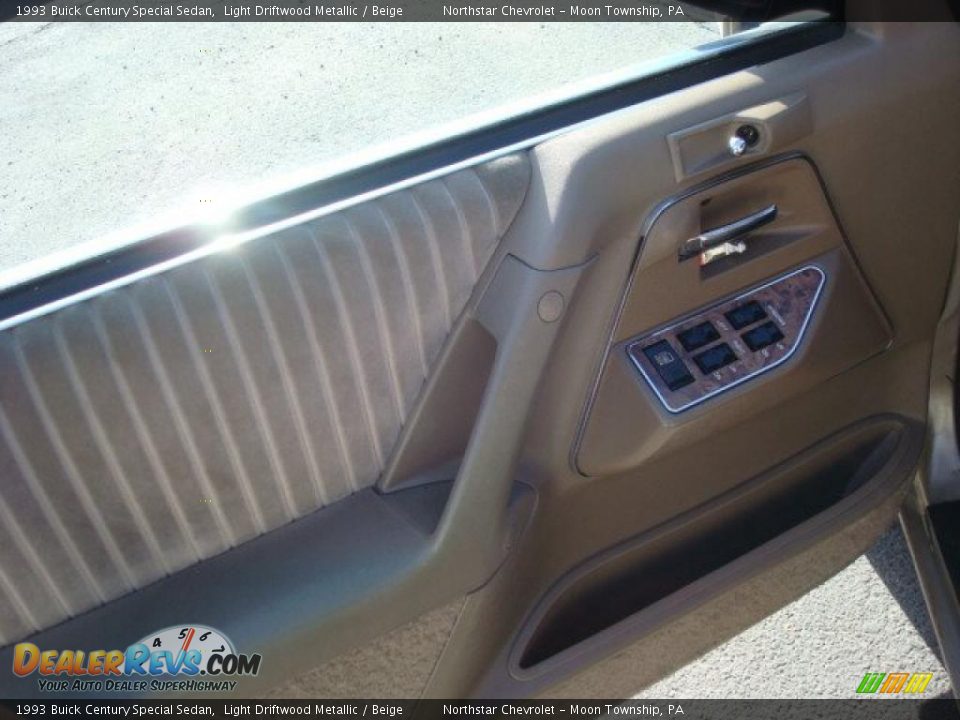 1993 Buick Century Special Sedan Light Driftwood Metallic / Beige Photo #14