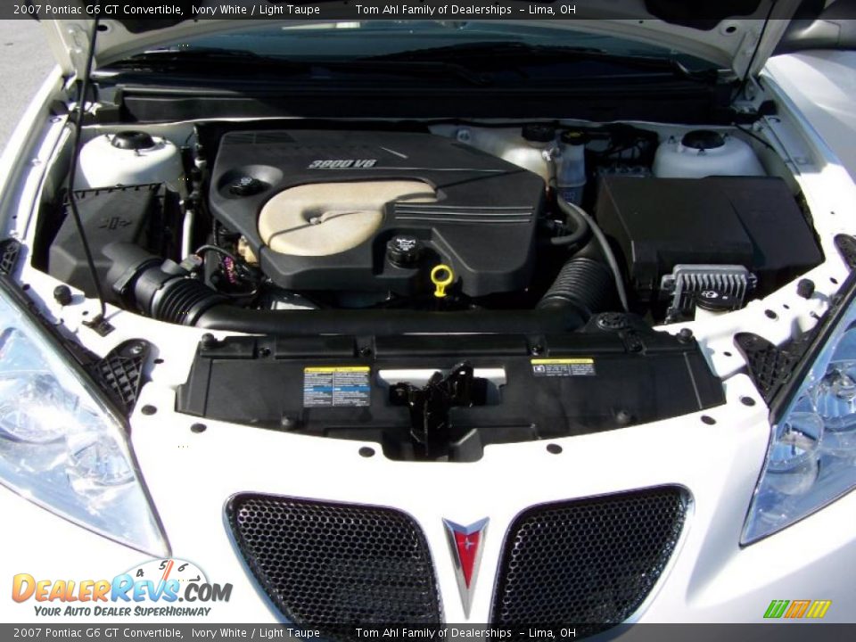 2007 Pontiac G6 GT Convertible Ivory White / Light Taupe Photo #21