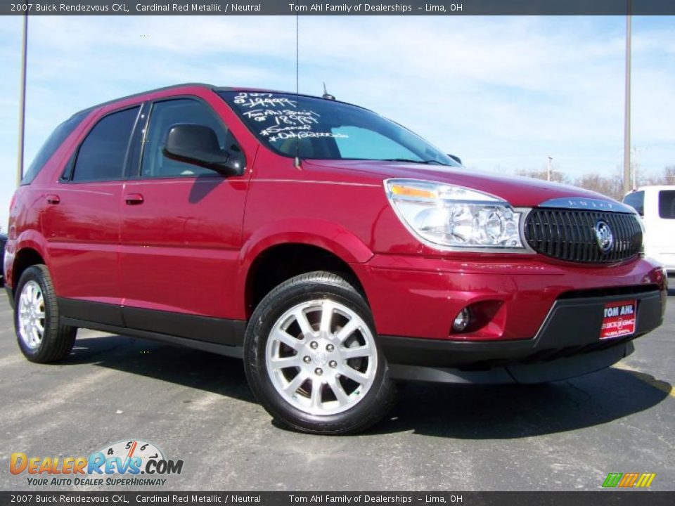 2007 Buick Rendezvous CXL Cardinal Red Metallic / Neutral Photo #1
