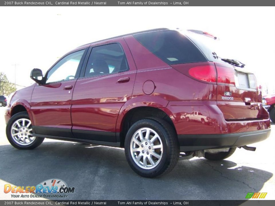 2007 Buick Rendezvous CXL Cardinal Red Metallic / Neutral Photo #4