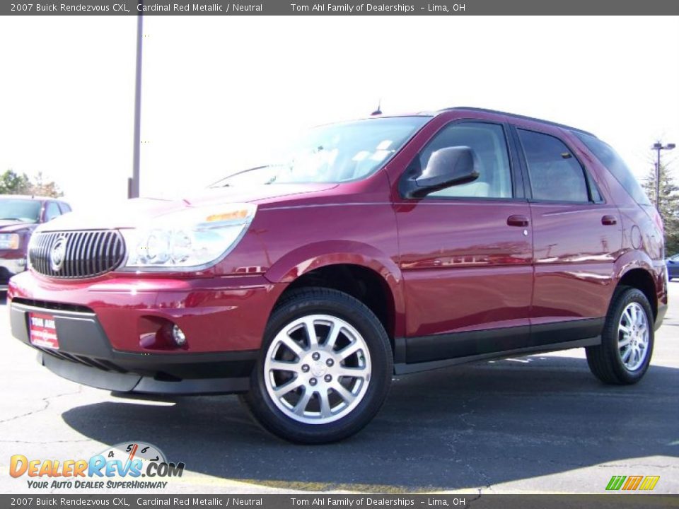 2007 Buick Rendezvous CXL Cardinal Red Metallic / Neutral Photo #5