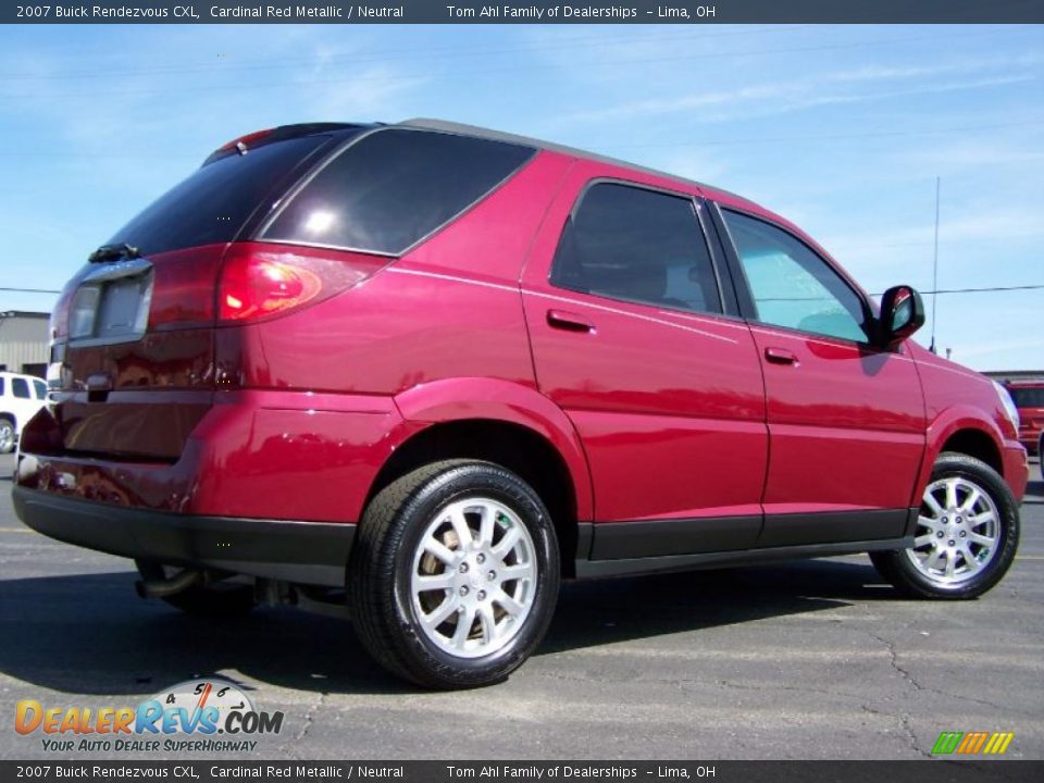 2007 Buick Rendezvous CXL Cardinal Red Metallic / Neutral Photo #7