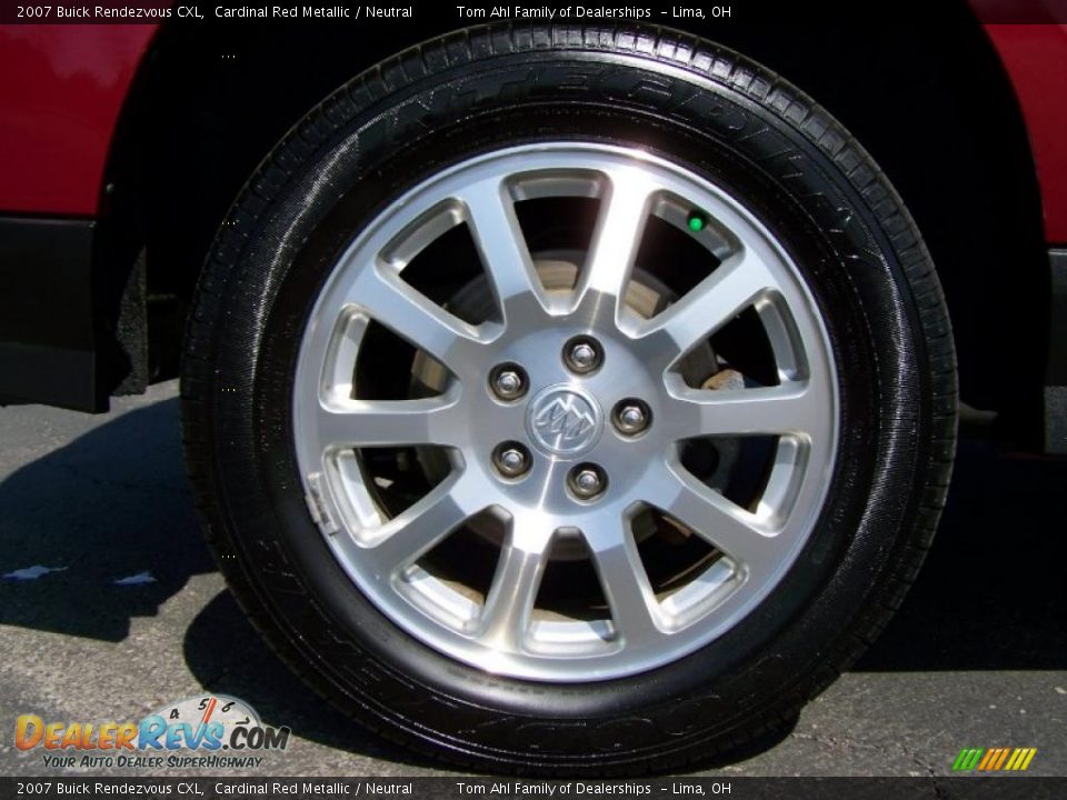 2007 Buick Rendezvous CXL Cardinal Red Metallic / Neutral Photo #8