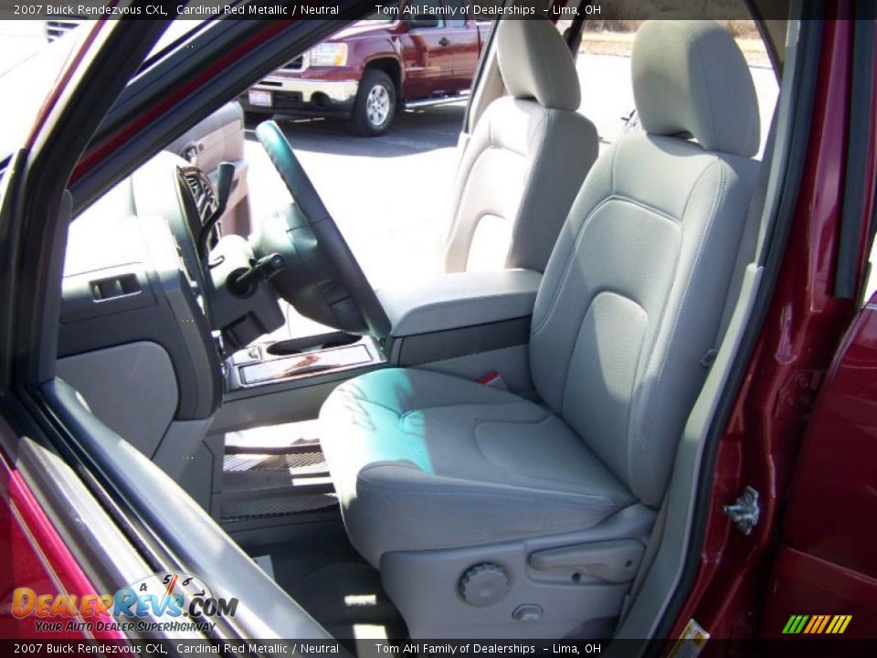 2007 Buick Rendezvous CXL Cardinal Red Metallic / Neutral Photo #9