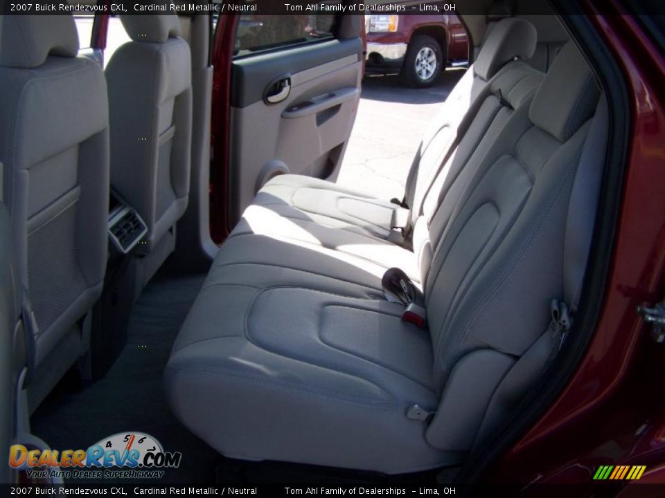 2007 Buick Rendezvous CXL Cardinal Red Metallic / Neutral Photo #11