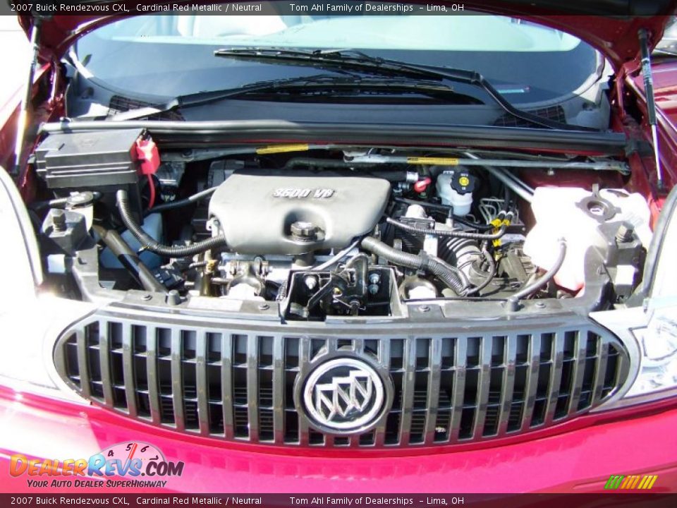 2007 Buick Rendezvous CXL Cardinal Red Metallic / Neutral Photo #17