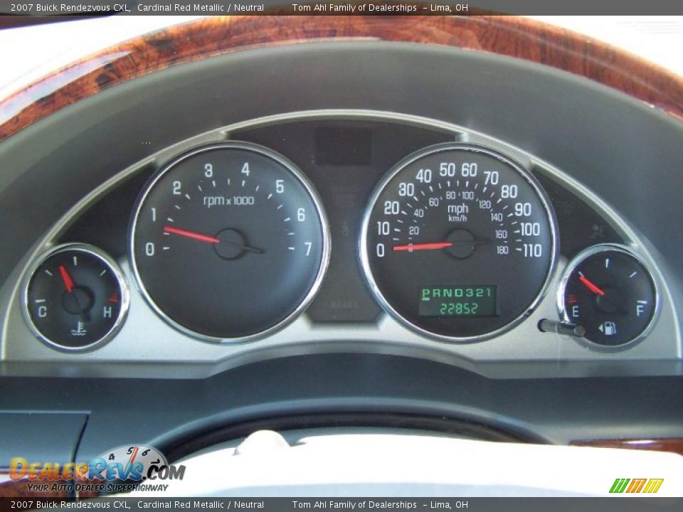 2007 Buick Rendezvous CXL Cardinal Red Metallic / Neutral Photo #18