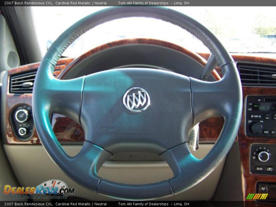 2007 Buick Rendezvous CXL Cardinal Red Metallic / Neutral Photo #19