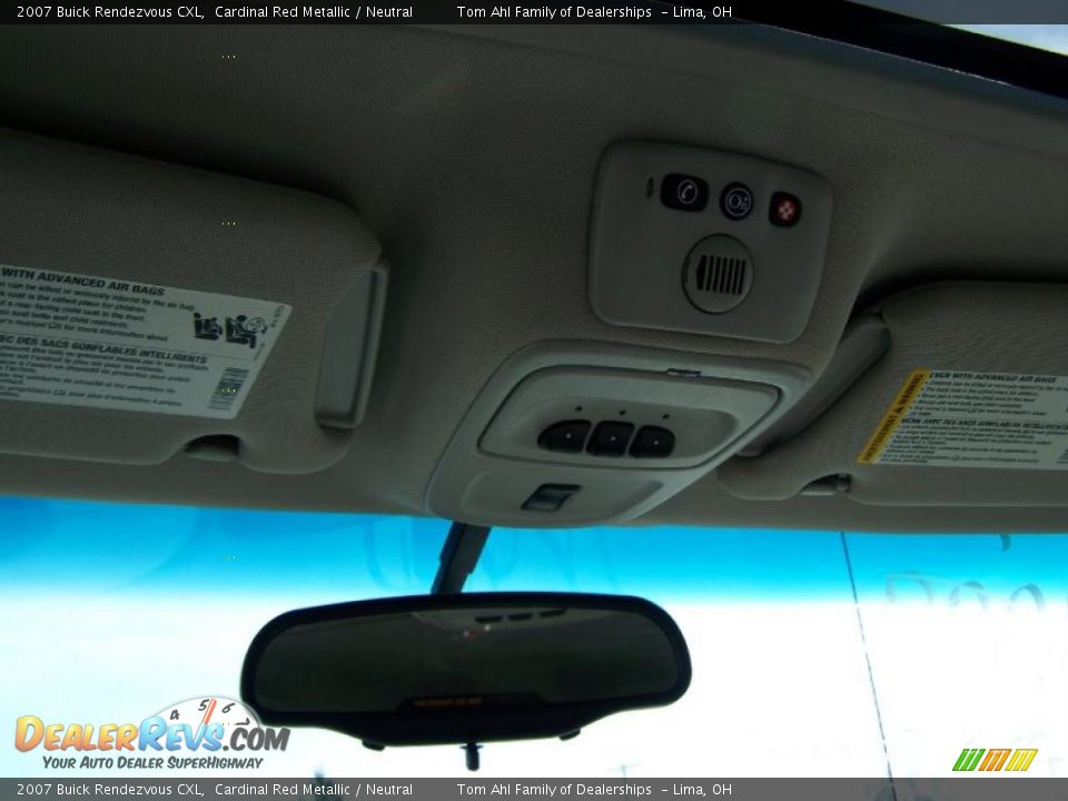 2007 Buick Rendezvous CXL Cardinal Red Metallic / Neutral Photo #21