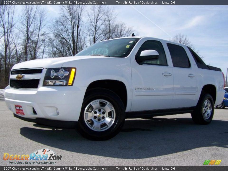 2007 Chevrolet Avalanche LT 4WD Summit White / Ebony/Light Cashmere Photo #5