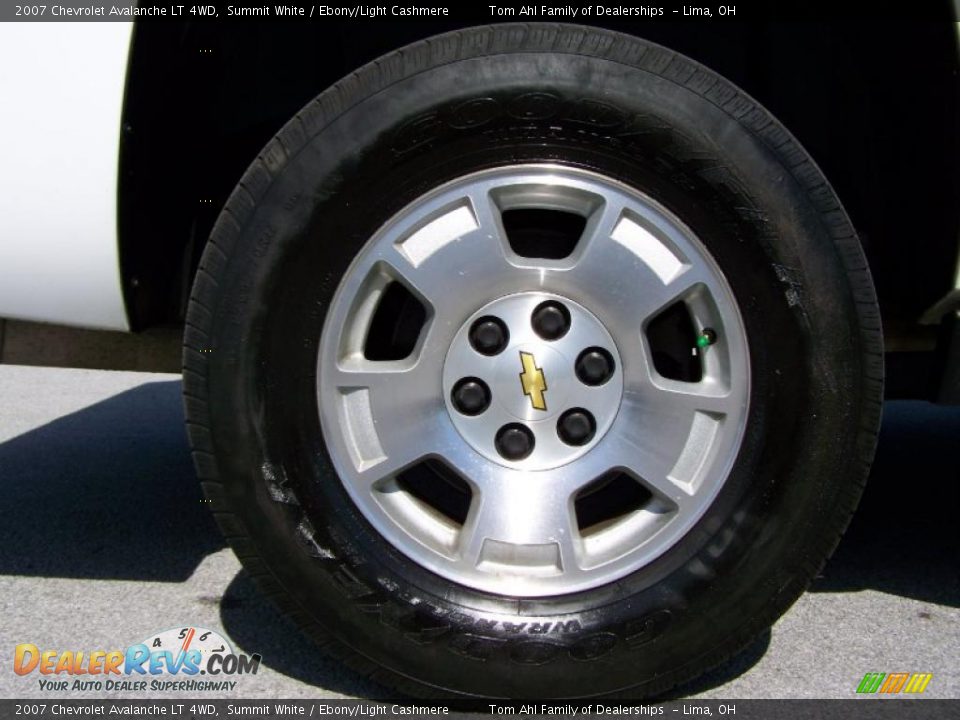 2007 Chevrolet Avalanche LT 4WD Summit White / Ebony/Light Cashmere Photo #9