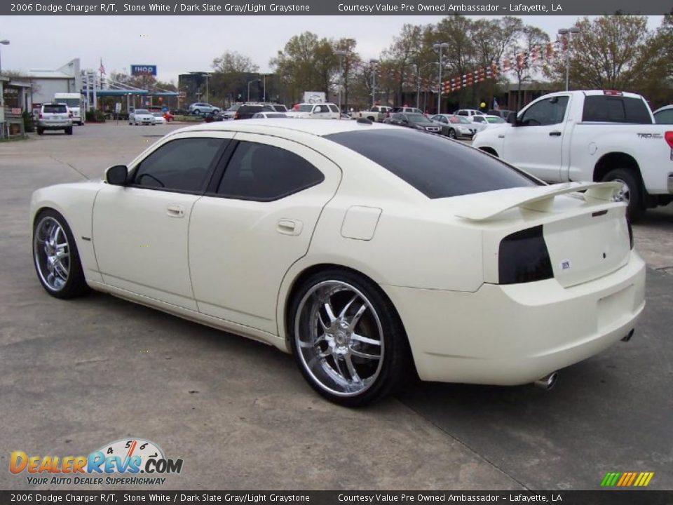 2006 Dodge Charger R/T Stone White / Dark Slate Gray/Light Graystone Photo #3