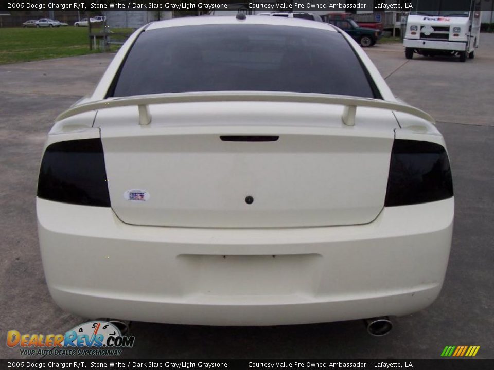 2006 Dodge Charger R/T Stone White / Dark Slate Gray/Light Graystone Photo #4