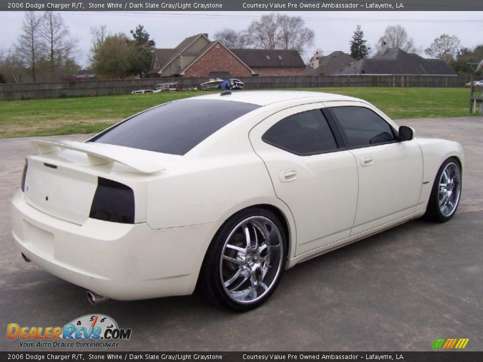 2006 Dodge Charger R/T Stone White / Dark Slate Gray/Light Graystone Photo #5