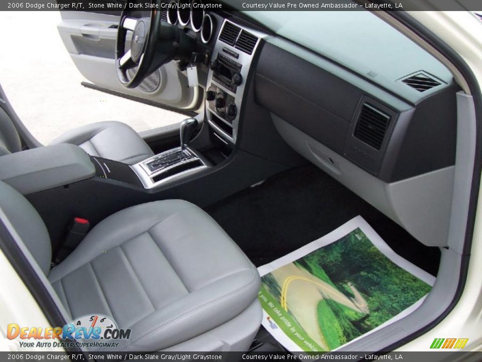 2006 Dodge Charger R/T Stone White / Dark Slate Gray/Light Graystone Photo #12