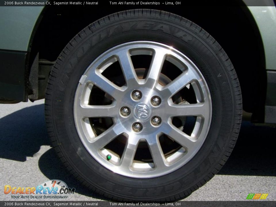 2006 Buick Rendezvous CX Sagemist Metallic / Neutral Photo #8