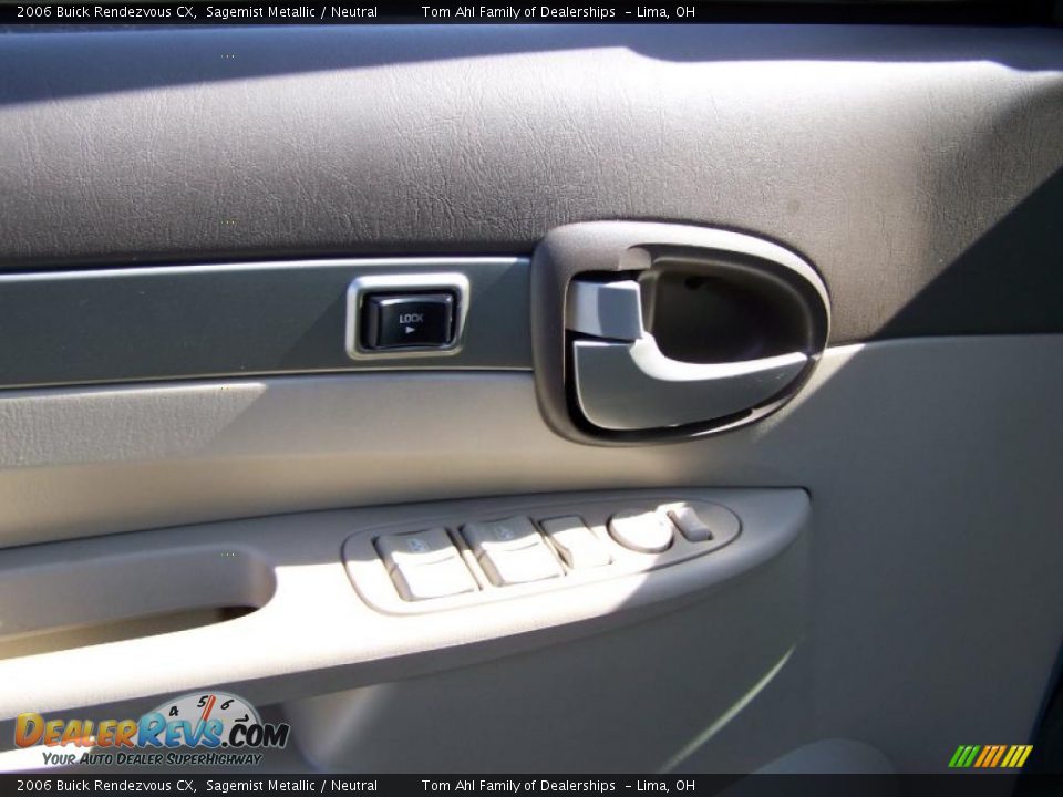 2006 Buick Rendezvous CX Sagemist Metallic / Neutral Photo #11