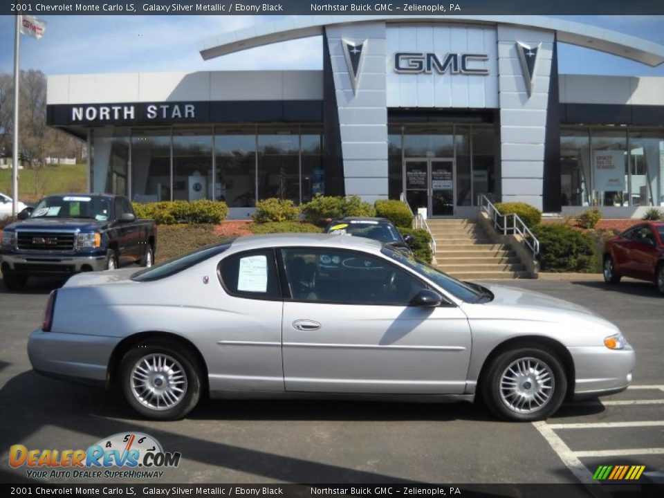 2001 Chevrolet Monte Carlo LS Galaxy Silver Metallic / Ebony Black Photo #1