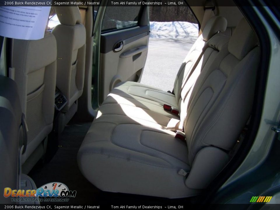 2006 Buick Rendezvous CX Sagemist Metallic / Neutral Photo #12