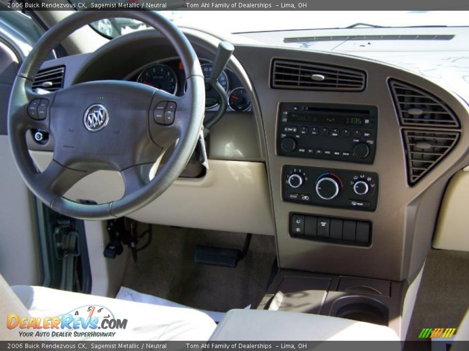 2006 Buick Rendezvous CX Sagemist Metallic / Neutral Photo #16