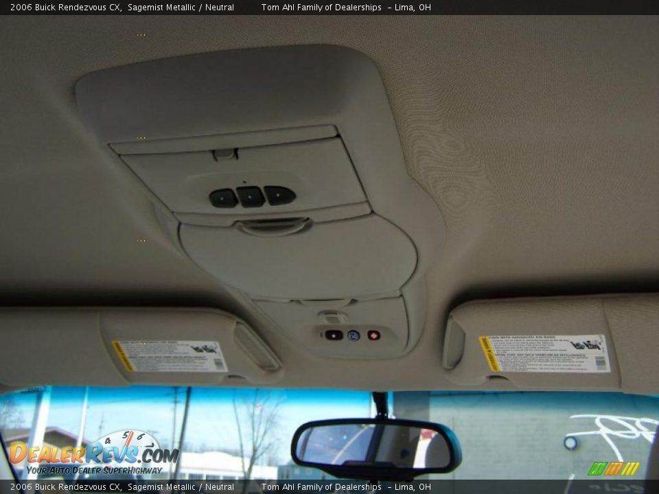2006 Buick Rendezvous CX Sagemist Metallic / Neutral Photo #17