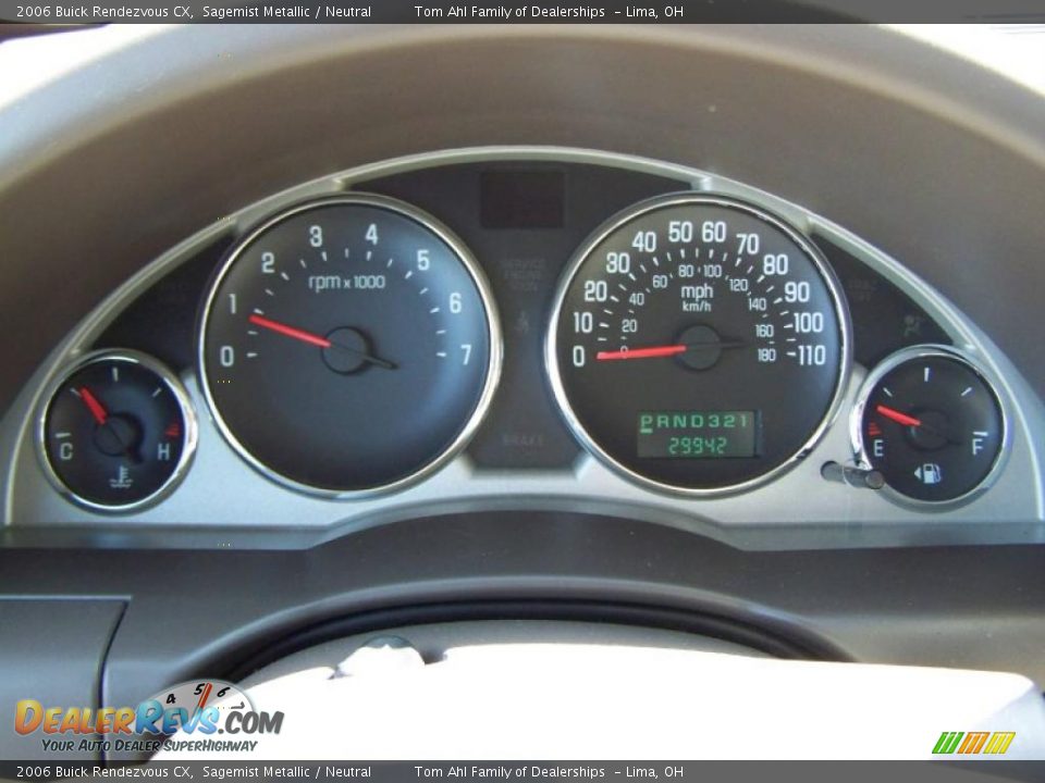 2006 Buick Rendezvous CX Sagemist Metallic / Neutral Photo #19