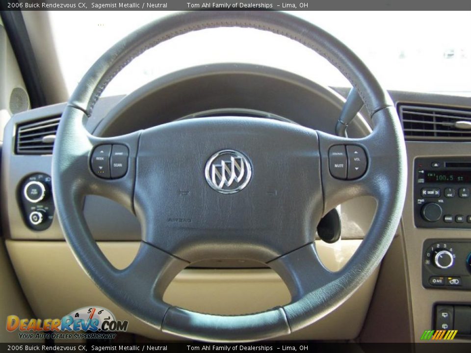 2006 Buick Rendezvous CX Sagemist Metallic / Neutral Photo #20