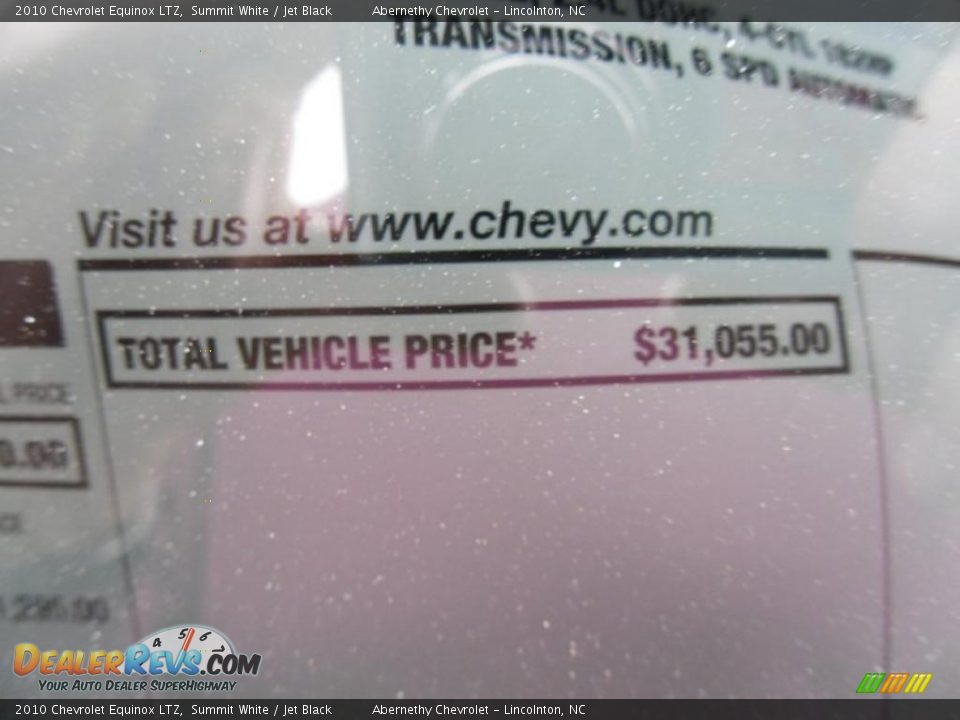 2010 Chevrolet Equinox LTZ Summit White / Jet Black Photo #2