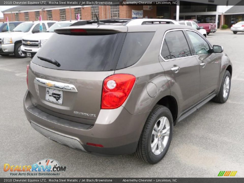 2010 Chevrolet Equinox LTZ Mocha Steel Metallic / Jet Black/Brownstone Photo #4