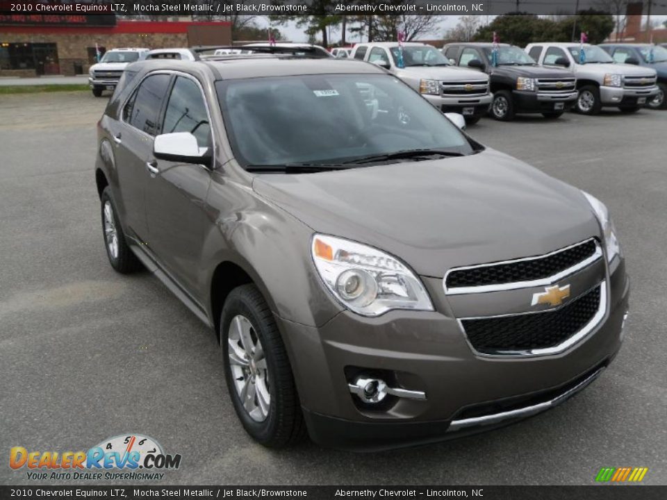 2010 Chevrolet Equinox LTZ Mocha Steel Metallic / Jet Black/Brownstone Photo #5