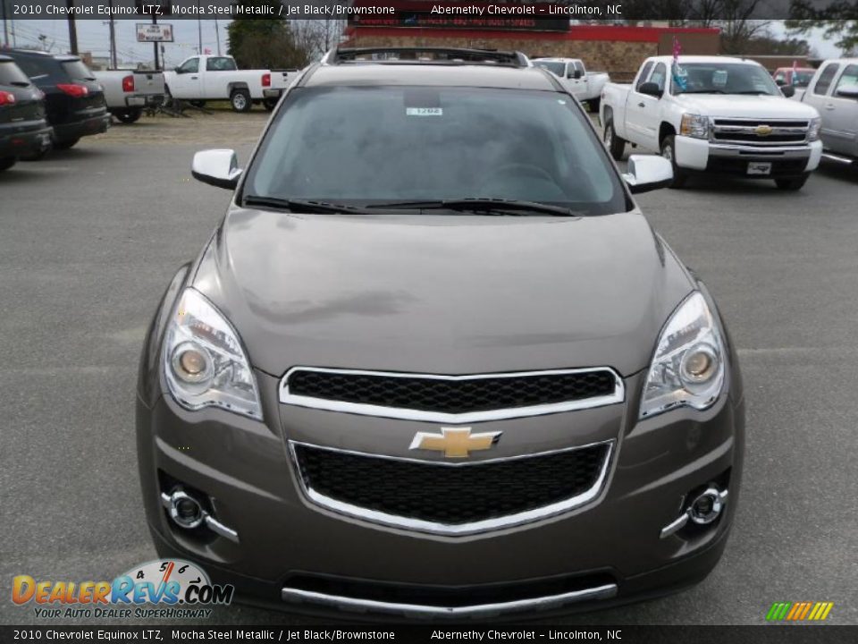 2010 Chevrolet Equinox LTZ Mocha Steel Metallic / Jet Black/Brownstone Photo #6