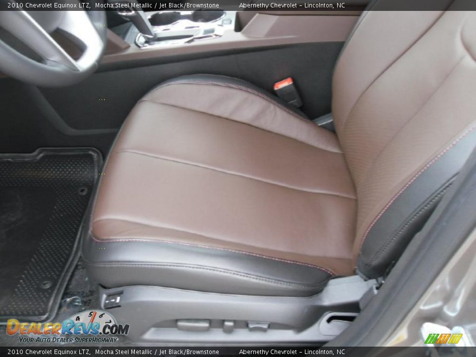 2010 Chevrolet Equinox LTZ Mocha Steel Metallic / Jet Black/Brownstone Photo #8