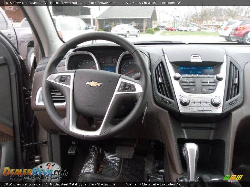 2010 Chevrolet Equinox LTZ Mocha Steel Metallic / Jet Black/Brownstone Photo #13