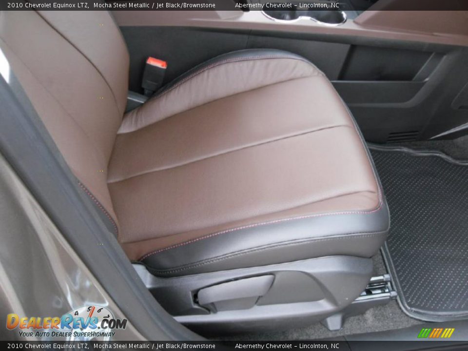 2010 Chevrolet Equinox LTZ Mocha Steel Metallic / Jet Black/Brownstone Photo #17