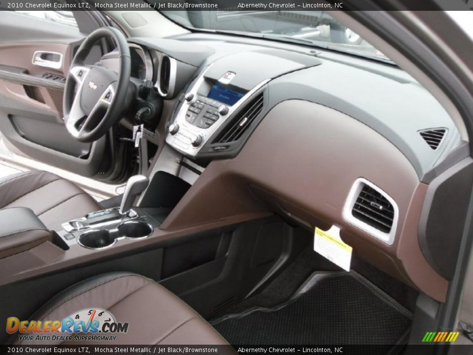 2010 Chevrolet Equinox LTZ Mocha Steel Metallic / Jet Black/Brownstone Photo #18