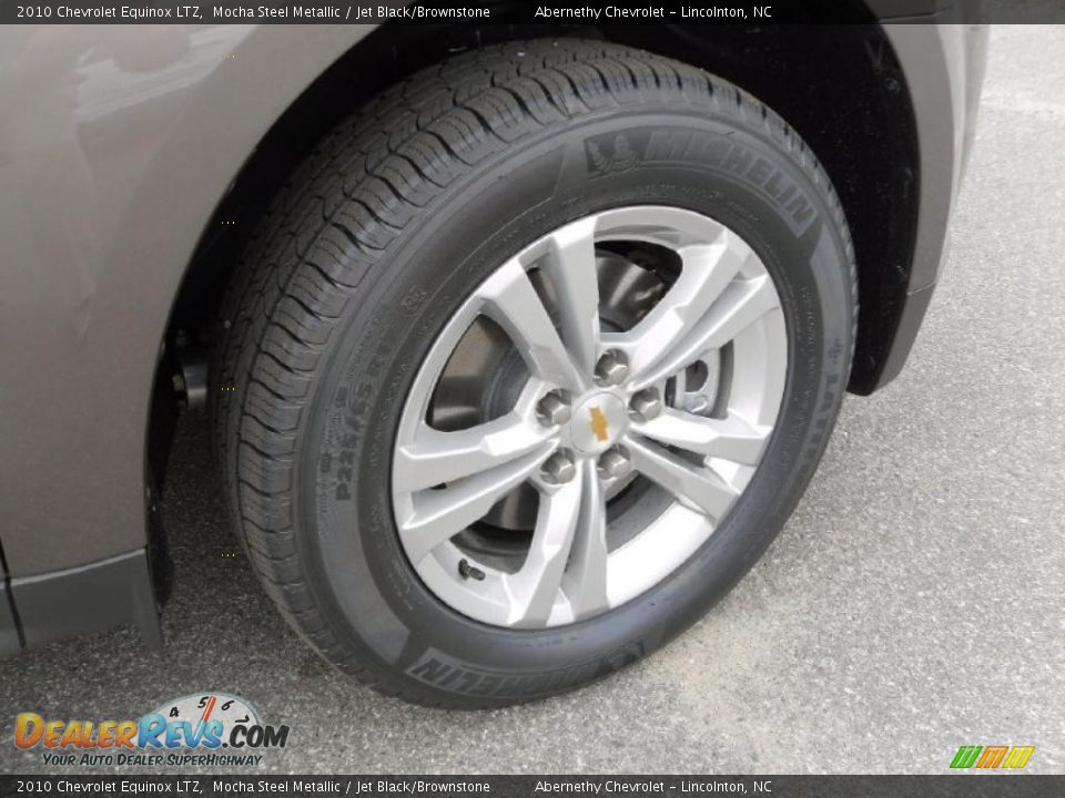 2010 Chevrolet Equinox LTZ Mocha Steel Metallic / Jet Black/Brownstone Photo #20