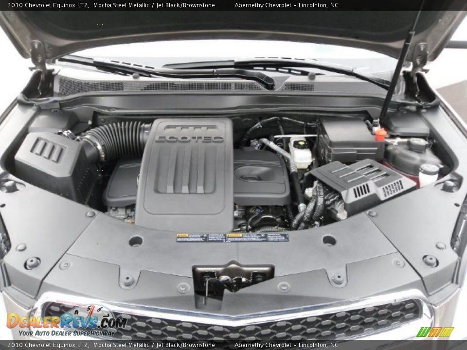 2010 Chevrolet Equinox LTZ Mocha Steel Metallic / Jet Black/Brownstone Photo #22