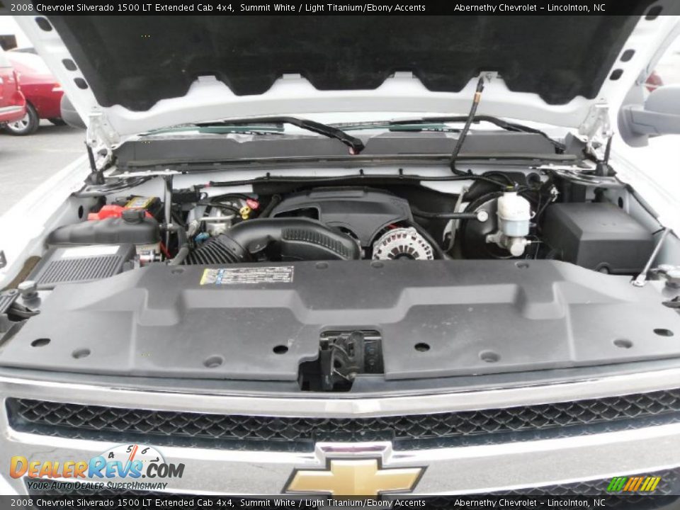 2008 Chevrolet Silverado 1500 LT Extended Cab 4x4 Summit White / Light Titanium/Ebony Accents Photo #22